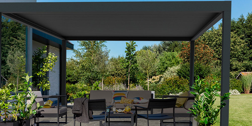 Outdoor-Living Lamellendach